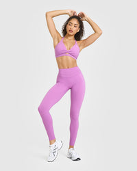 Unified High Waisted Leggings | Orchid Purple