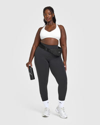 Effortless Seamless Racer Back Sports Bra | White