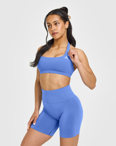 EasyLift™ Halter Bralette | Glaucous Blue