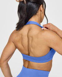 EasyLift™ Halter Bralette | Glaucous Blue