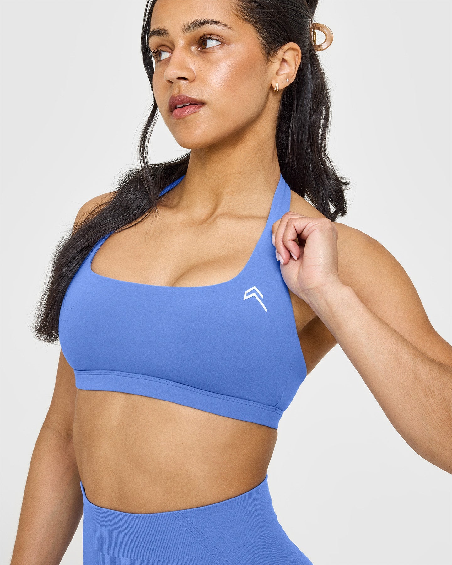EasyLift™ Halter Bralette | Glaucous Blue