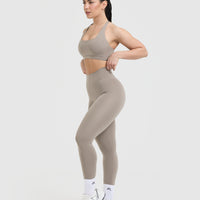 Timeless Square Neck Sports Bra | Minky