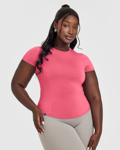 Oner Modal Mellow™ Soft Short Sleeve T-Shirt | Velvet Pink