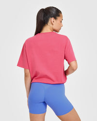 Classic Oversized Lightweight T-Shirt | Velvet Pink